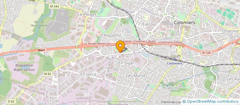 localisation de l'entreprise STRUCTO 31 à COLOMIERS
