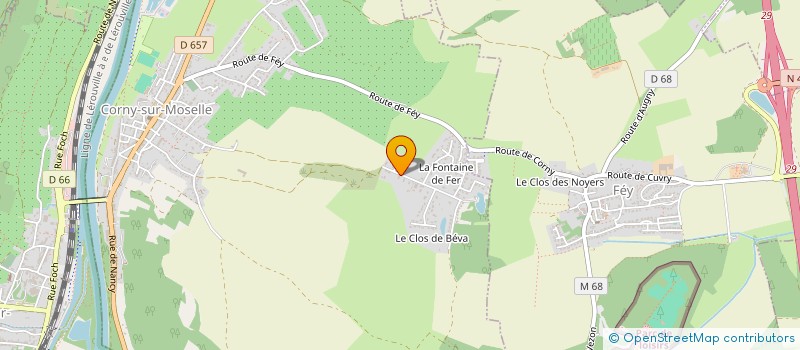 localisation de l'entreprise STRUCTUR  CORNY-SUR-MOSELLE