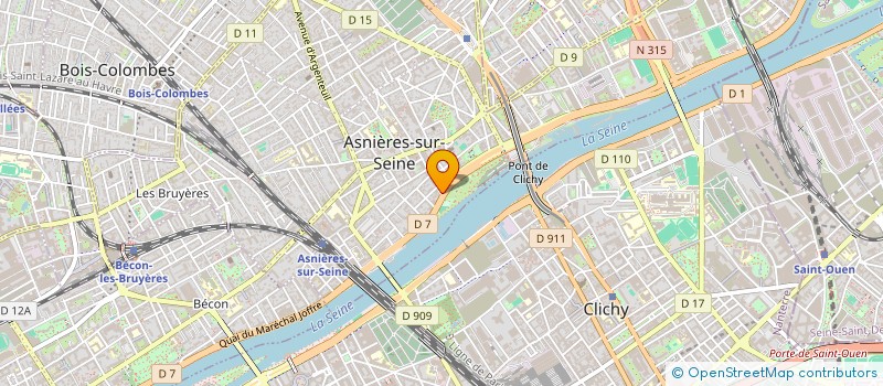 localisation de l'entreprise STRUCTURA  ASNIERES-SUR-SEINE
