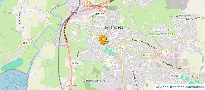 localisation de l'entreprise STRUCTURA  AVRANCHES