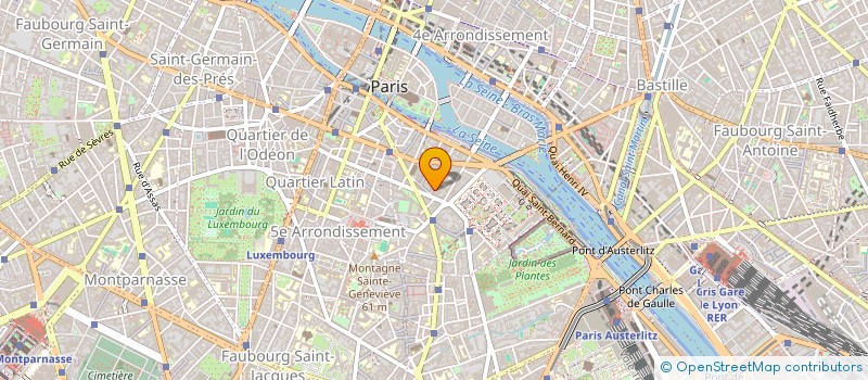 localisation de l'entreprise STRUCTURA à PARIS