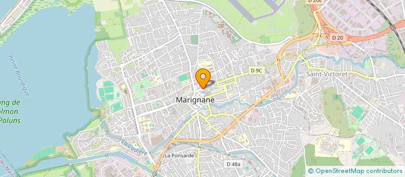 localisation de l'entreprise STRUCTURA à MARIGNANE