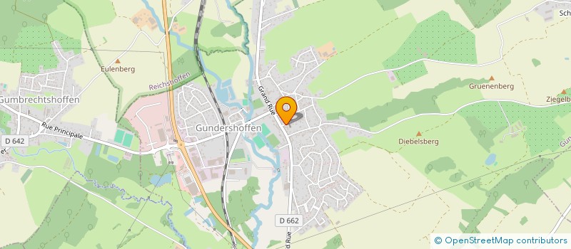 localisation de l'entreprise STRUCTURA  REICHSHOFFEN