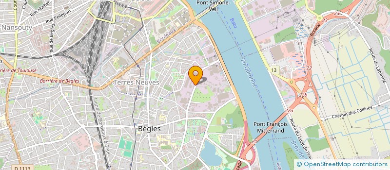 localisation de l'entreprise STRUCTURALS à BEGLES