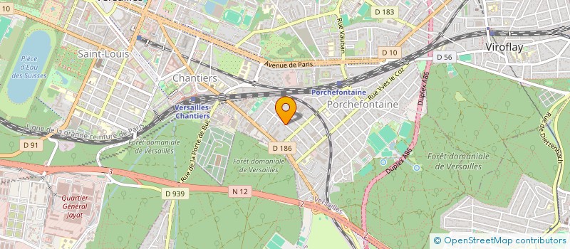 localisation de l'entreprise STRUCTURATION INNOVATION APTITUDE à VERSAILLES