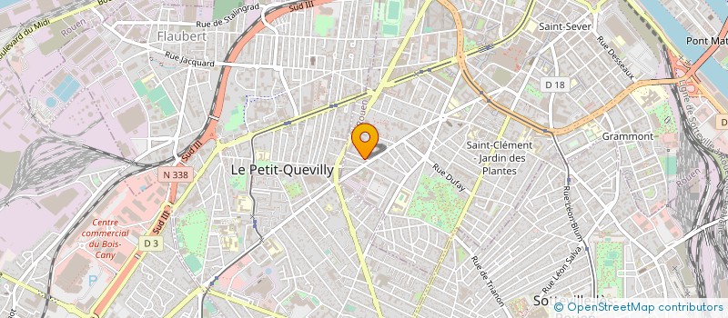 localisation de l'entreprise STRUCTURE à ROUEN