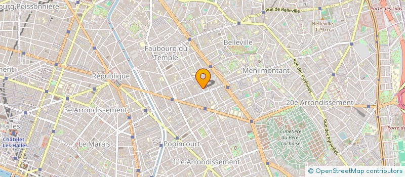 localisation de l'entreprise STRUCTURE  PARIS