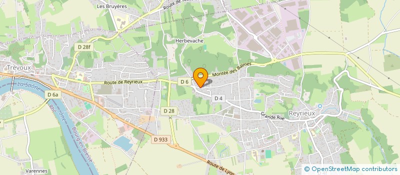localisation de l'entreprise STRUCTURE ALL à REYRIEUX
