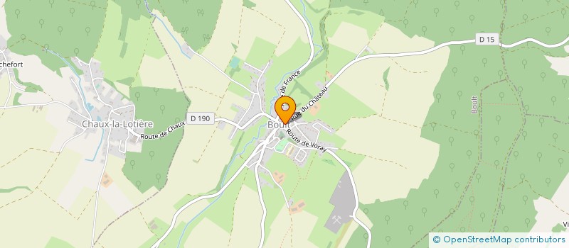 localisation de l'entreprise STRUCTURE BOIS CONCEPT  CHAMBORNAY-LES-BELLEVAUX