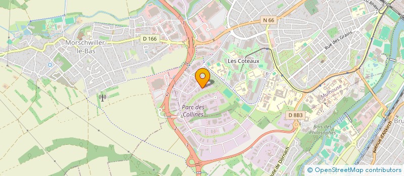 localisation de l'entreprise STRUCTURE CONCEPT à MULHOUSE