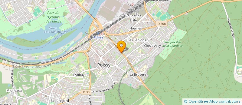 localisation de l'entreprise STRUCTURE CONSTRUCTION CONSEIL  POISSY