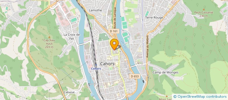 localisation de l'entreprise STRUCTURE D'ACCOMPAGNEMENT AUX SITUATIONS CRITIQUES  CAHORS