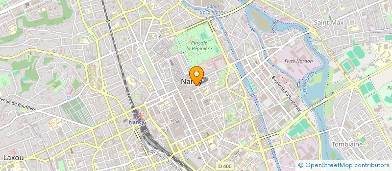 localisation de l'entreprise STRUCTURE D'ACCOMPAGNEMENT RECONVERSION  NANCY