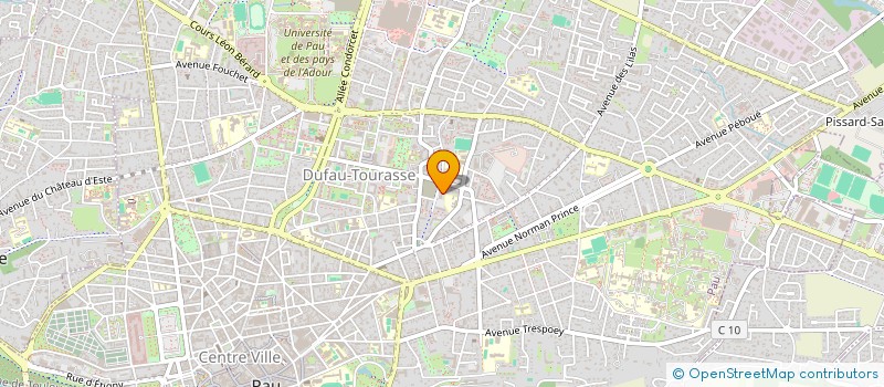 localisation de l'entreprise STRUCTURE D'AIDE PAR LE SPORT LOISIR à PAU