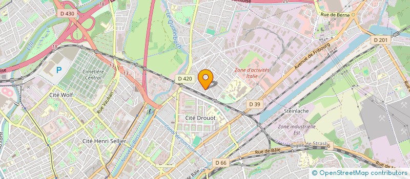 localisation de l'entreprise STRUCTURE ECHAF'  ILLZACH