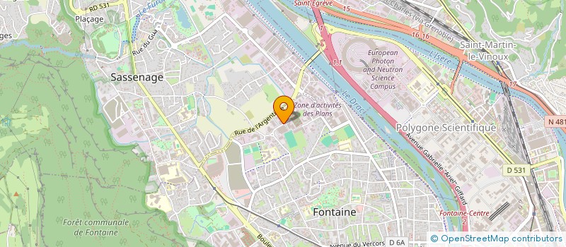 localisation de l'entreprise STRUCTURE ET POSE  FONTAINE