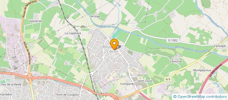 localisation de l'entreprise STRUCTURE GESTION ACHATS PROFESSIONNELS à BOUJAN-SUR-LIBRON