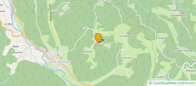 localisation de l'entreprise STRUCTURE ISOLATION VIEILLEMARINGE  SAINT-CHAMANT