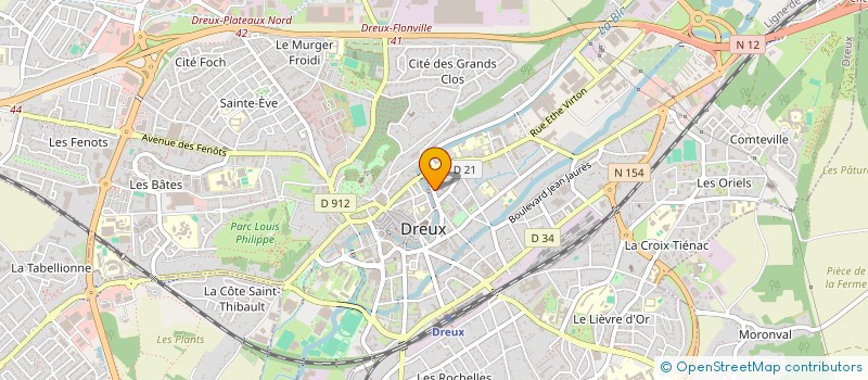 localisation de l'entreprise STRUCTURE LAB à DREUX