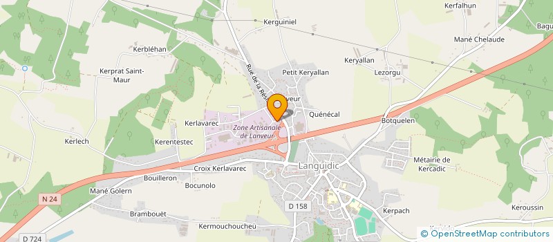 localisation de l'entreprise STRUCTURE METAL CONCEPT à LANGUIDIC