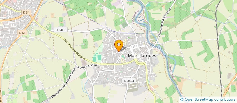 localisation de l'entreprise STRUCTURE TRAVAUX METALLIQUE  MARSILLARGUES