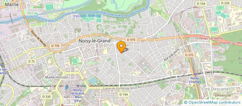 localisation de l'entreprise STRUCTUREO  NOISY-LE-GRAND