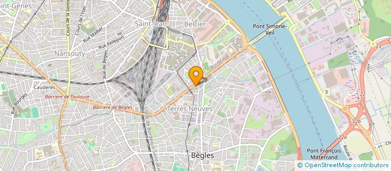localisation de l'entreprise STRUCTURES D'OFFRE DE SOINS EN DENTAIRE ET MEDICAL - GIRONDE à BEGLES