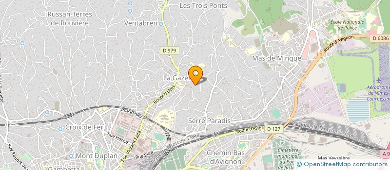 localisation de l'entreprise STRUCTURES ET BATIMENTS à NIMES