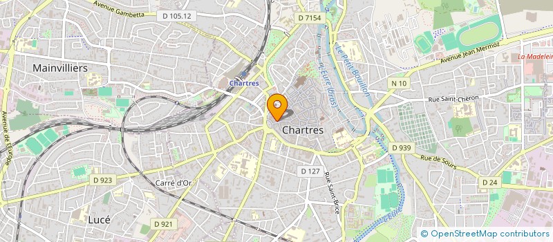 localisation de l'entreprise STRUCTURES ET COMMUNICATION CONSEIL à CHARTRES