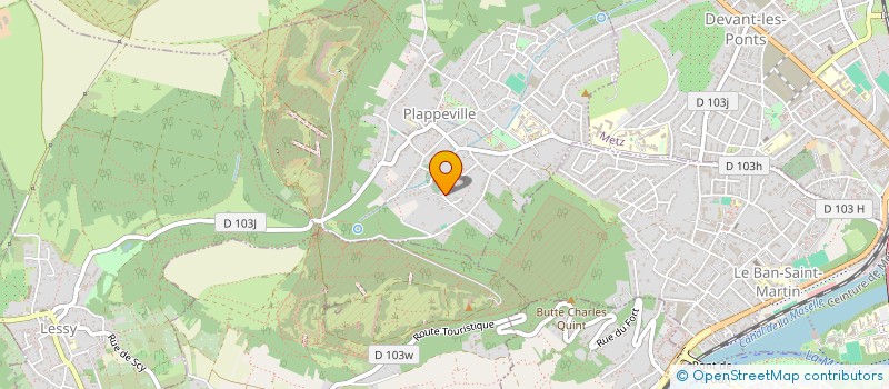 localisation de l'entreprise STRUCTURES ET ENTREPRISES  PLAPPEVILLE