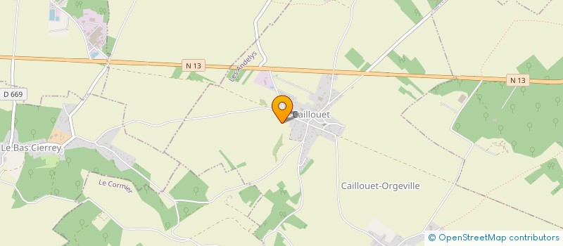 localisation de l'entreprise STRUCTURES ET SIMULATIONS  CAILLOUET ORGEVILLE