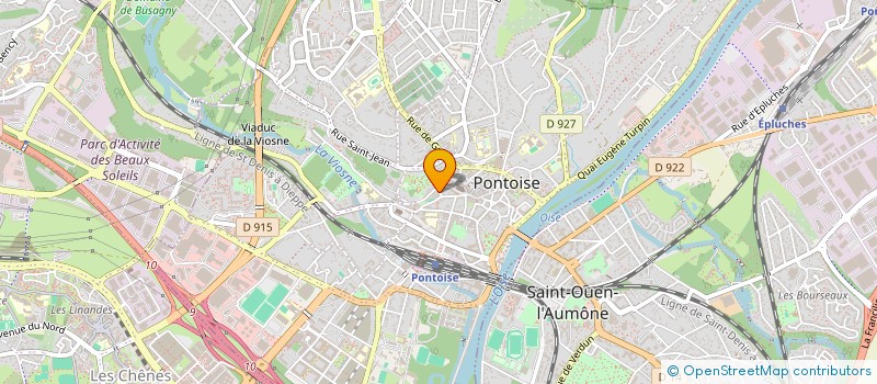 localisation de l'entreprise STRUCTURES, INGENIERIE & PILOTAGE DE PROJETS à PONTOISE