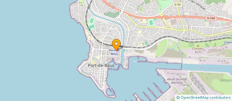 localisation de l'entreprise STRUCTURES METAL & CONSTRUC INGENIERIE  PORT-DE-BOUC