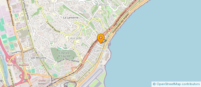 localisation de l'entreprise STRUCTURES RIVIERA  NICE