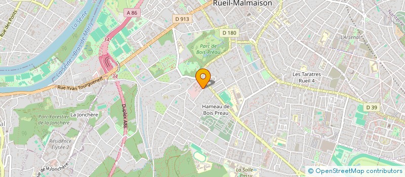 localisation de l'entreprise STRUCTUREWAY à RUEIL-MALMAISON