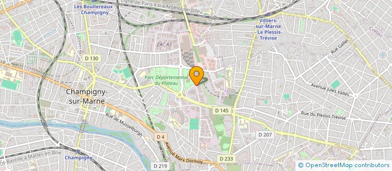 localisation de l'entreprise STRUERS  CHAMPIGNY-SUR-MARNE