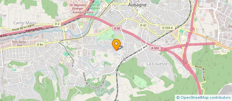 localisation de l'entreprise STRUGGLE AND SUBMISSION 4 JIUJITSU  AUBAGNE