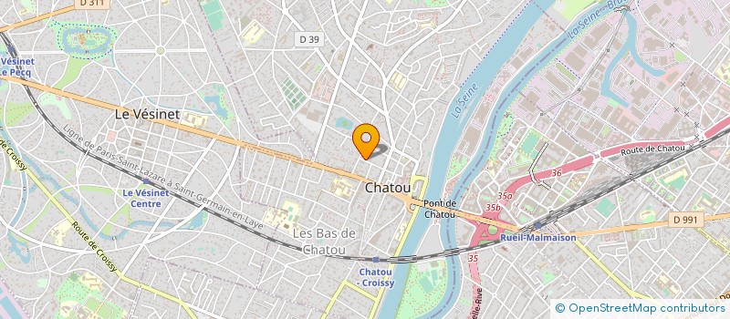 localisation de l'entreprise STRUGO  CHATOU