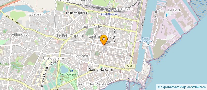 localisation de l'entreprise STRUKTURE à SAINT-NAZAIRE