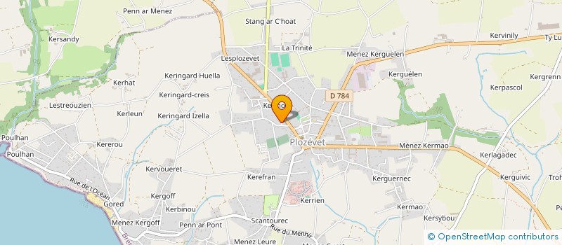 localisation de l'entreprise STRULLU PAYSAGES à PLOZEVET