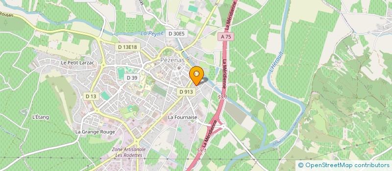 localisation de l'entreprise STRUO à PEZENAS