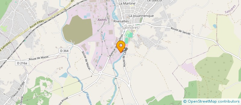 localisation de l'entreprise STRUPP RECYCLAGE  SALINDRES