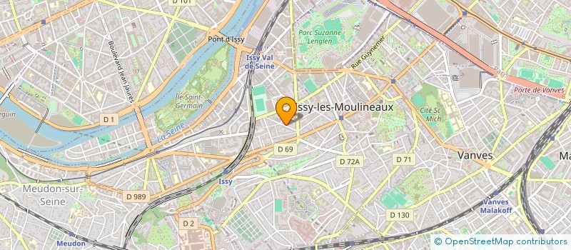 localisation de l'entreprise STRURIAS à ISSY-LES-MOULINEAUX