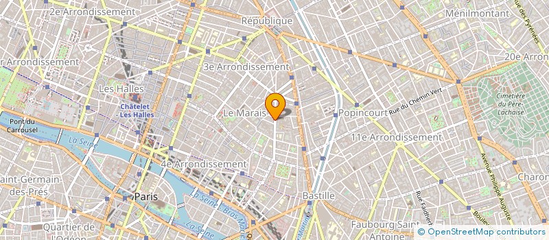 localisation de l'entreprise STRUTTURA  PARIS