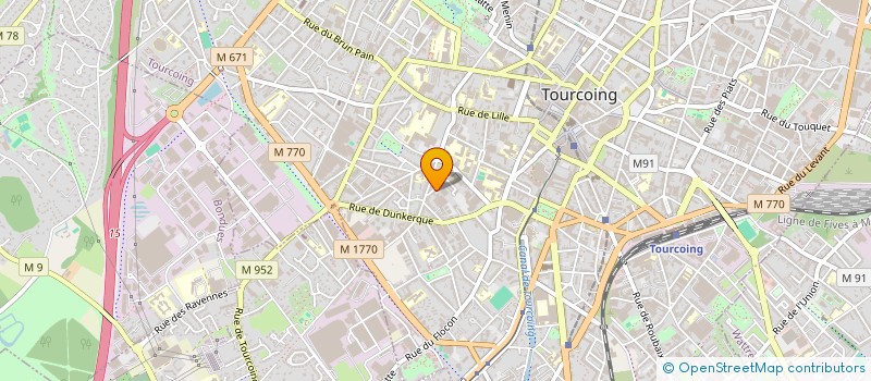 localisation de l'entreprise STRUYVE TRUFFAUT à TOURCOING