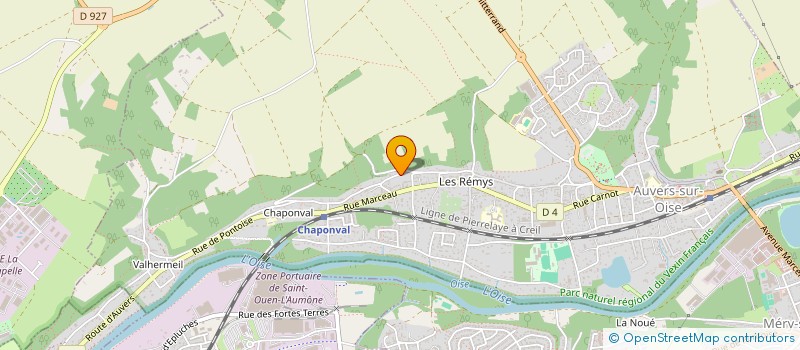 localisation de l'entreprise STS  AUVERS SUR OISE