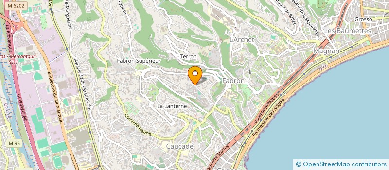 localisation de l'entreprise STS  NICE