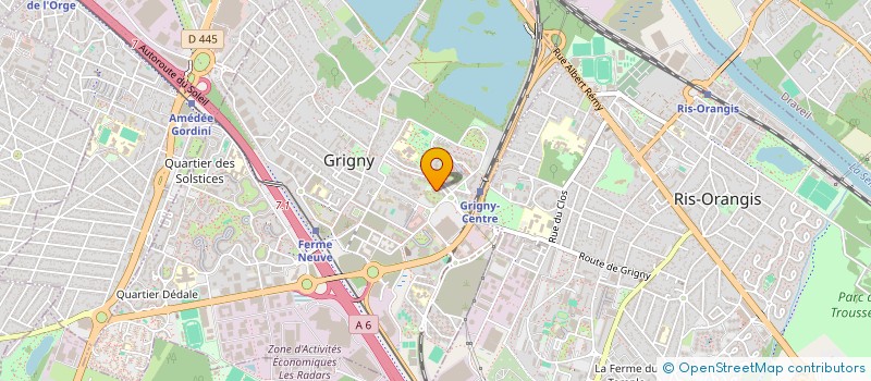 localisation de l'entreprise STS BATIMENT à GRIGNY