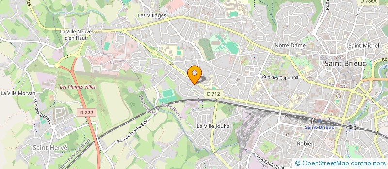 localisation de l'entreprise STS BOSCO - LA SALLE à SAINT-BRIEUC