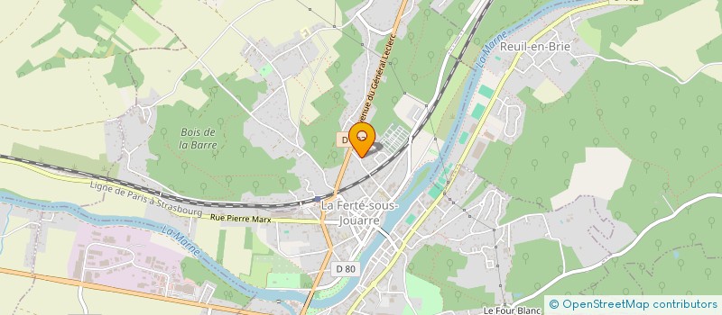 localisation de l'entreprise STS CREATION  LA FERTE-SOUS-JOUARRE